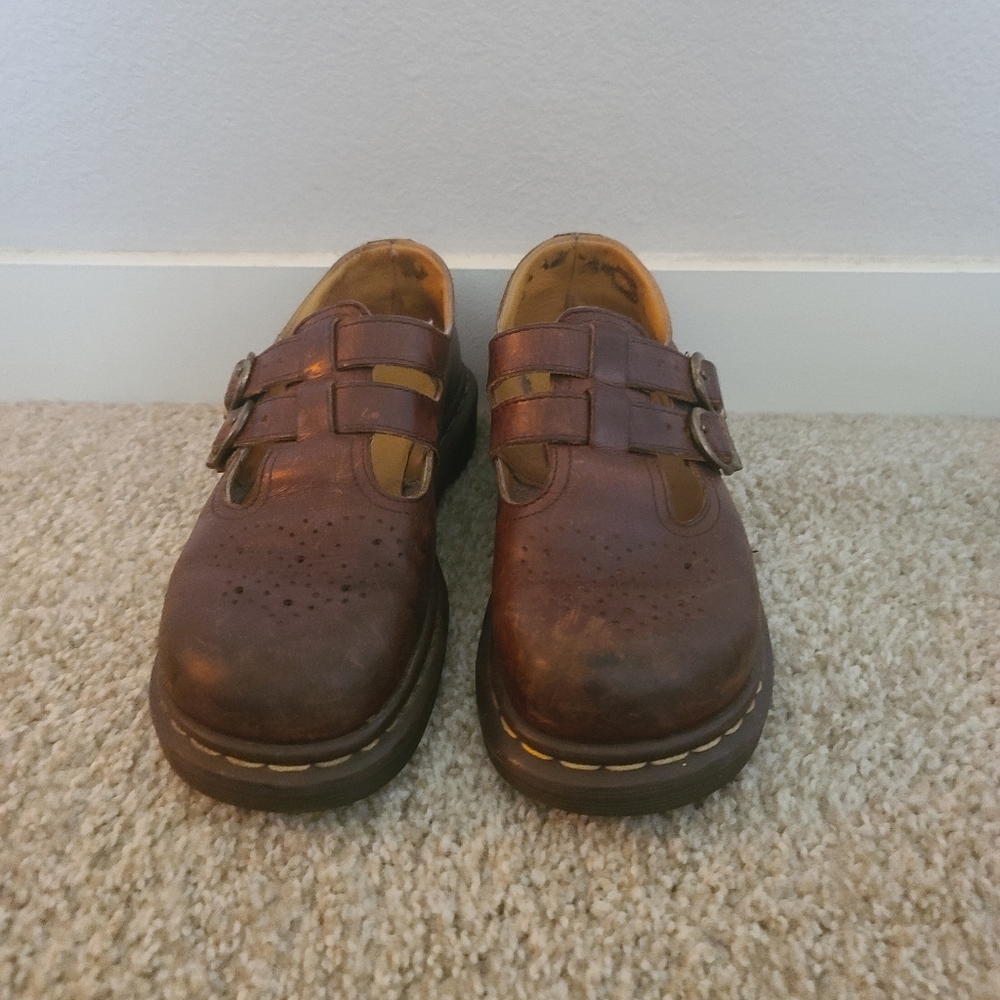 Dr. Martens Mary Jane's, Brown, Size 5, US size 7